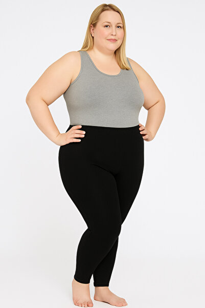 BYEN GİYİM Γυναικείο αθλητικό κολάν Lycra σε μεγάλο μέγεθος