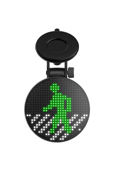 SWISSPN Car LED Display Panel – Emoticons, Siri Voice, Bluetooth 5.0, App, 4.2V 1700mAh