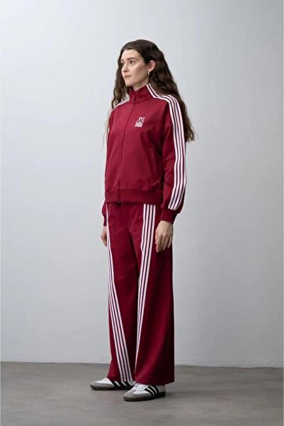 LOCO LOCO 7467 Embroidered Striped Girl's Suit