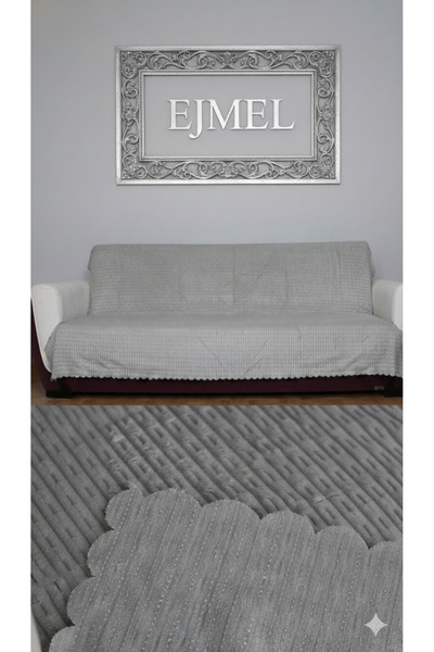 EJMEL Premium Sofa Cover 170X215 Thick Velvet Texture Pet-Friendly |   Sofa Cover |   Non-Slip Sole