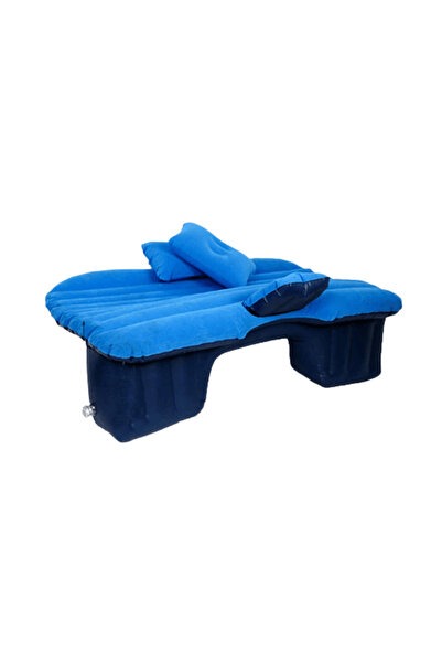 OferteTop Inflatable Car Mattress, Ideal for the Bench, with 2 Pillows and Pump Included