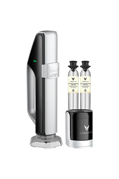 Coravin Σύστημα Αποθήκευσης Κρασιών, Πλήρες Σετ, Μαύρο/Ασημί