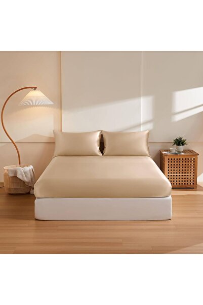 Kotonia Home Husă de pat elastică pentru hotel, 180x200+30 cm, 100% bumbac, D...