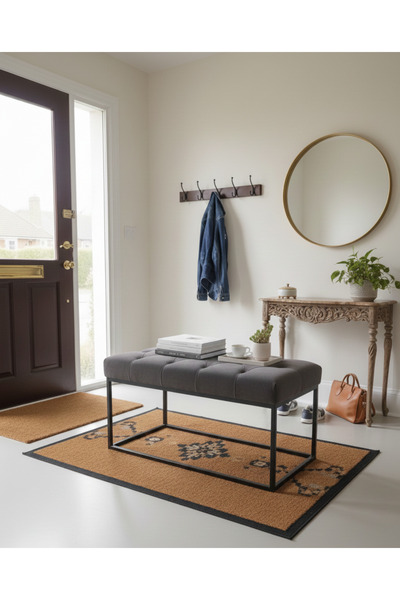 Kırlenta 90 X 40 METAL AYAKLI PUF BENCH KOLTUK