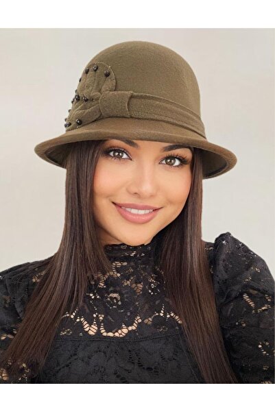 Confortino Elegant thick felt hats with small and delicate brims Cochette - ONE SIZE, ADJUSTABLE