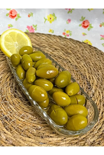 yöresel Hatay Altınözu el kırması yeşil zeytin 3 kğ