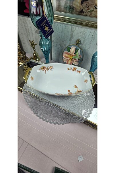 Bavaria Porcelain Presentation Plate 34X24X6 cm Size