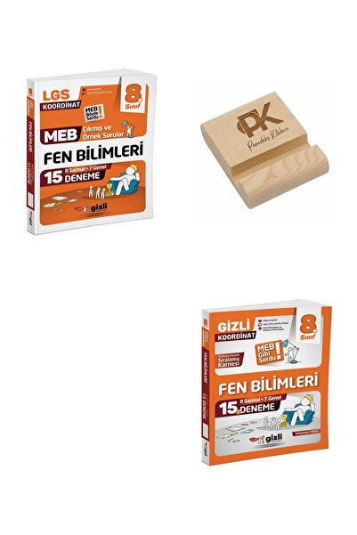 Gizli Yayınları Gizli LGS 8. Sınıf Koordinat Fen Çıkmış Sorular ve 8 Sarmal 7...
