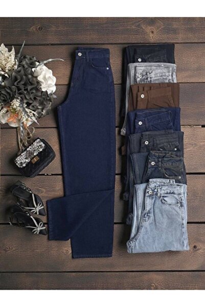 ŞAHİN TESETTÜR GİYİM BAGİ KOT PANTOLON 6087