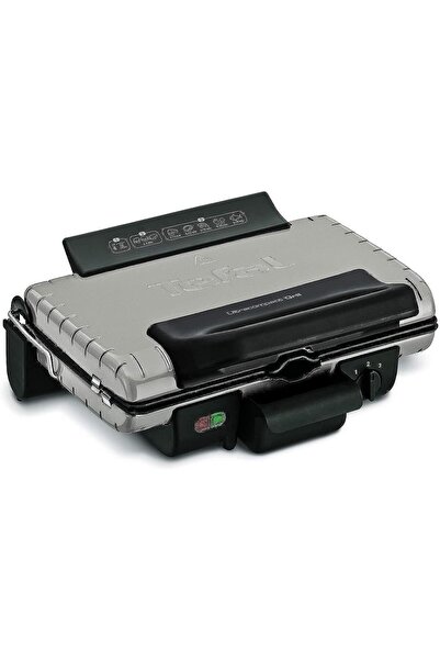 TEFAL Grill, Ultracompact Barbecue / BBQ Grill, 1700W, Silver, GC302B28