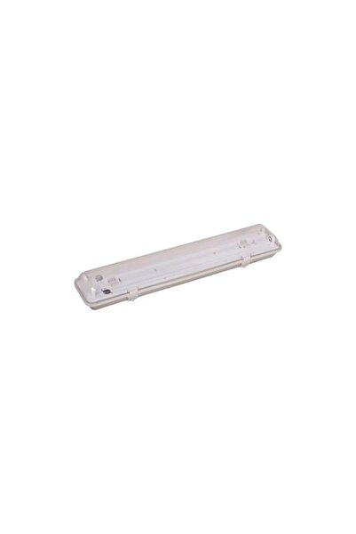 KlaussTech Industrial linear body housing for 2 LED tubes, 2 x 60cm