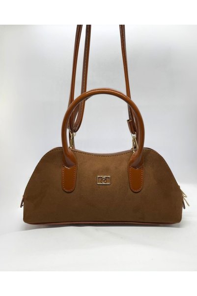 Rubel Bags Tan Women's Suede Bag, Daily Use Hand and Shoulder Bag