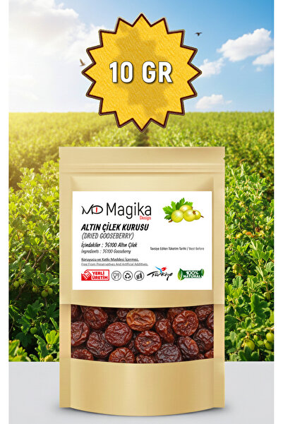 Magika Design 10 GR Kurutulmuş Altın Çilek, Yerli, Taze, Temiz Üretim, Katkı ve Koruyucu İçermez