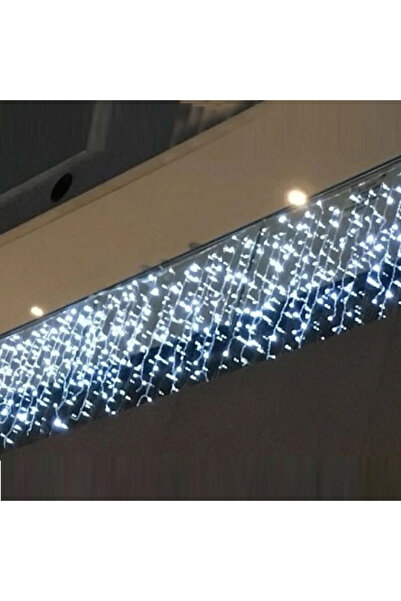 Sunlight Led Aydınlatma Beyaz Kablolu 3,5x1M Sarkıt Dış Mekan Beyaz Işık, Beyaz Flaş