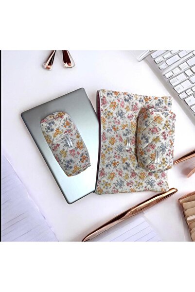 etoiles legend Yellow Floral Three-Piece Suit Bag Set