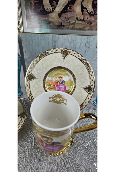 Camilla Seltmann Porcelain 24K Hand Painting Cup