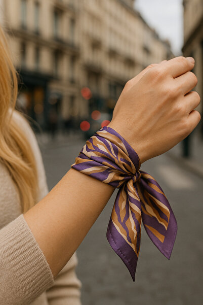 Saria Moda Patterned Women's Bandana Scarf