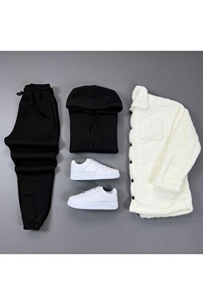 KONSEPT35 Men's 3-Ply Shirt Fleece-Lined with Jacket 3-Piece Combination