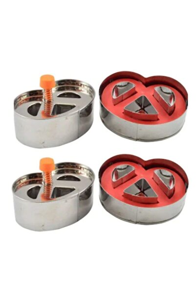 OEM Set of 4 Pretzel Dough Cutters with Spring