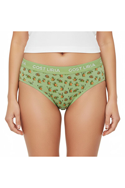 GOST LİRİA - Tortoise Desenli Kadın Slip Külot