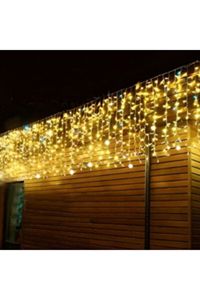 Sunlight Led Aydınlatma Şeffaf Kablolu 3,5x1M Sarkıt Dış Mekan Gün Işığı Beyaz Flaş