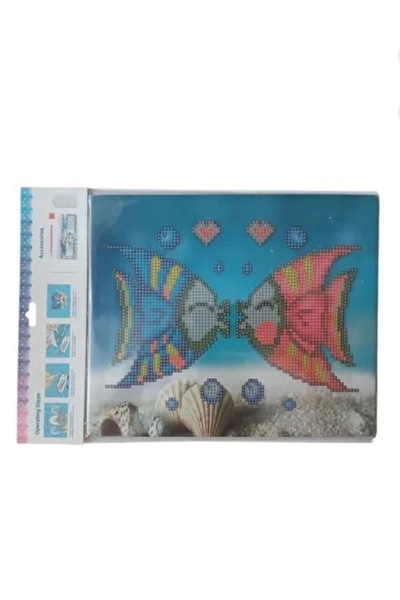 iğne izi Beaded Stone Mosaic Diamond Tapestry Painting Picture Puzzle Diamond Painting 21X25 for Children