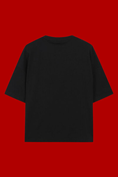 Dupe Design Healthy Christmas New Year Printed Oversized Unisex T-Shirt