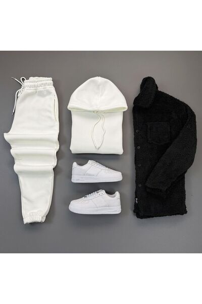 KONSEPT35 طقم رجالي مكون من مبطن بالصوف قطع مع سترة 3-إن-يينغ شا مبطن بالصوف إلوش