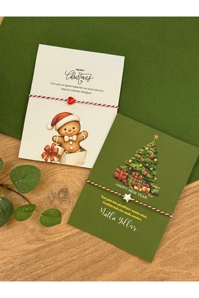 Puffybaby Yeniyıl Yıldız Marteniçka Bileklik - 5 Adet - Arkadaş Hediyelik