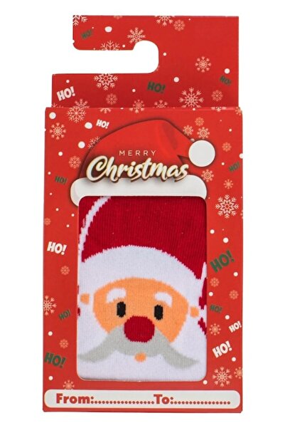 OEM Christmas socks with Santa Claus figurine in a gift box