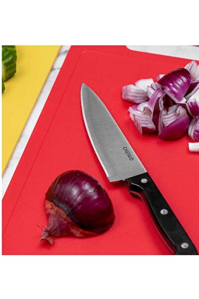 Alsaif Gallery High-quality rectangular kitchen cutting board with a practical design that facilitates food preparation and maintains food hygiene and safety.