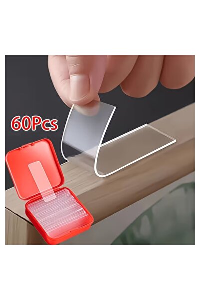 RED KİTCHEN 60 Parça Çok Amaçlı Çift Taraflı Bant 1 cm x 4 cm