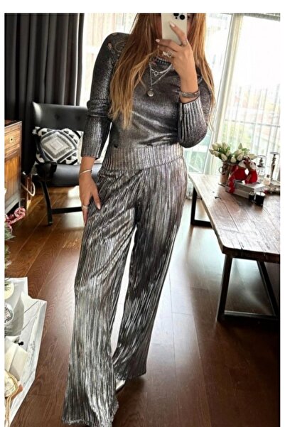 CATTLEYAS Varaklı delikli kazak