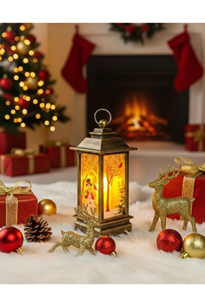 Orivra Yılbaşı Mum Işıklı Taşınabilir LED Lambası