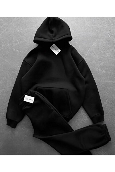 NewCabin Unisex Fleece-Lined Hooded Piece Sweatsuit Set - Warm, Comfortable, ...