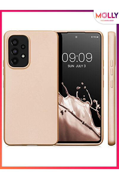 Molly Gold Matte Silicone Case for Samsung Galaxy A53