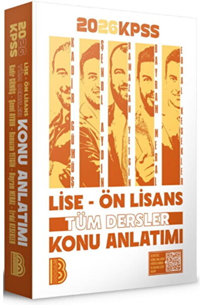 Benim Hocam Yayınları Benim Hocam 2026 KPSS Lise Ön Lisans Tüm Dersler Konu A...