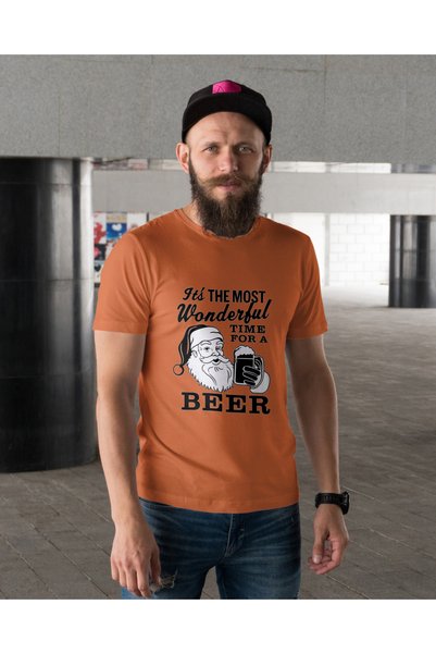 MVRDAR Tricou de Craciun unisex din 100% bumbac pentru femei si barbati