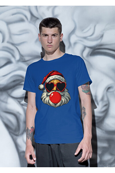 MVRDAR Tricou de Craciun unisex din 100% bumbac pentru femei si barbati