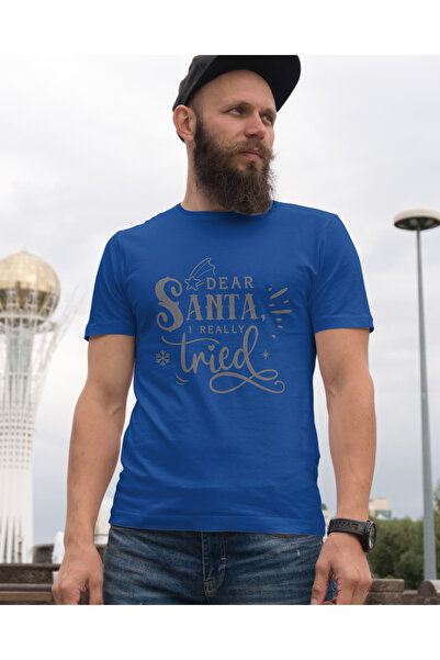 MVRDAR Tricou de Craciun unisex din 100% bumbac pentru femei si barbati