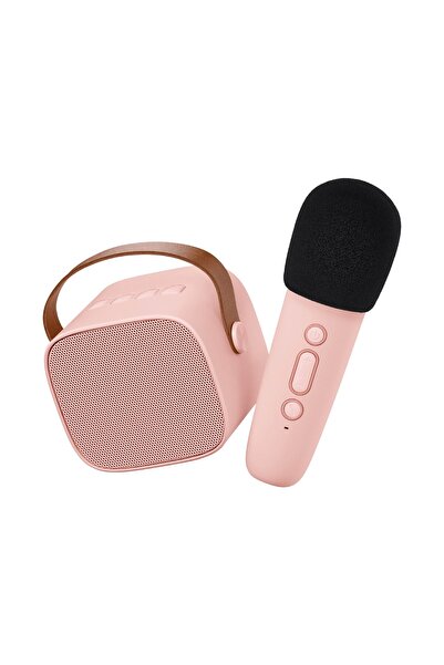 lalarma Sistem karaoke cu difuzor bluetooth și microfon wireless - Rose,