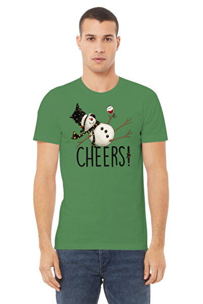 MVRDAR Tricou de Craciun unisex din 100% bumbac pentru femei si barbati
