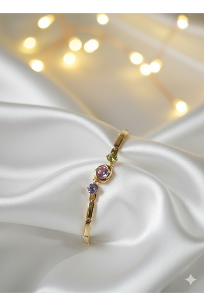 Bujimori سوار من الفولاذ المقاوم للصدأ من شوبينغ مع أحجار الزركون |   تصميم أنيق