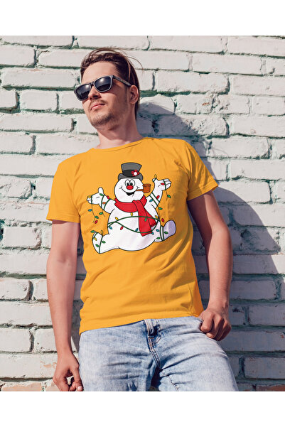 MVRDAR Tricou de Craciun unisex din 100% bumbac pentru femei si barbati