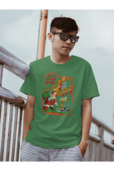 MVRDAR Tricou de Craciun unisex din 100% bumbac pentru femei si barbati