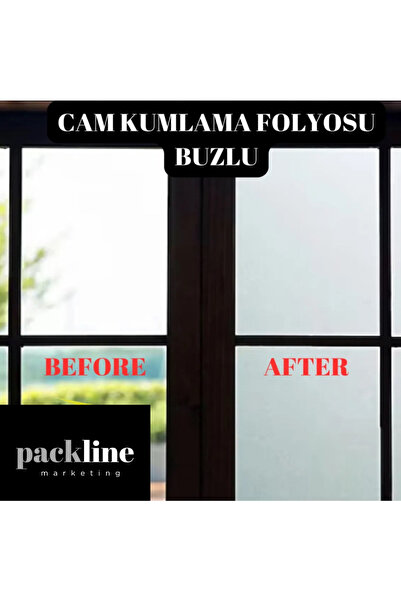 Packline Marketing Cam Kumlama Folyosu Buzlu Cam Filmi 30cm x 2metre