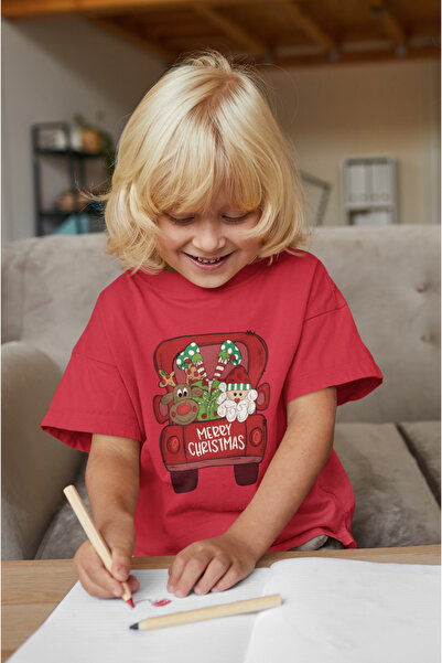 MVRDAR Tricou de Craciun pentru copii cu Grinch si personaje festive