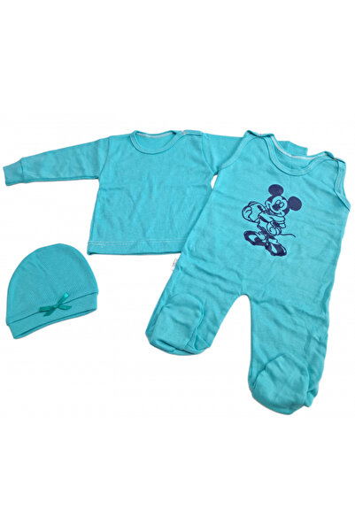 Bubu Kids Creations Jumpsuit with blouse and hat set - BubuKids (Made in Romania)