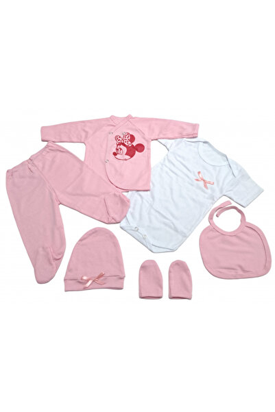 Bubu Kids Creations Costumas bebeluși 6 piese Fabricat în România (0-3 luni)