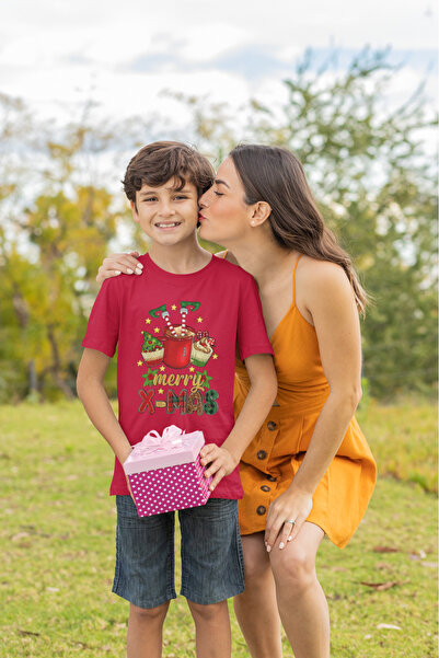 MVRDAR Tricou de Craciun pentru copii cu Grinch si personaje festive